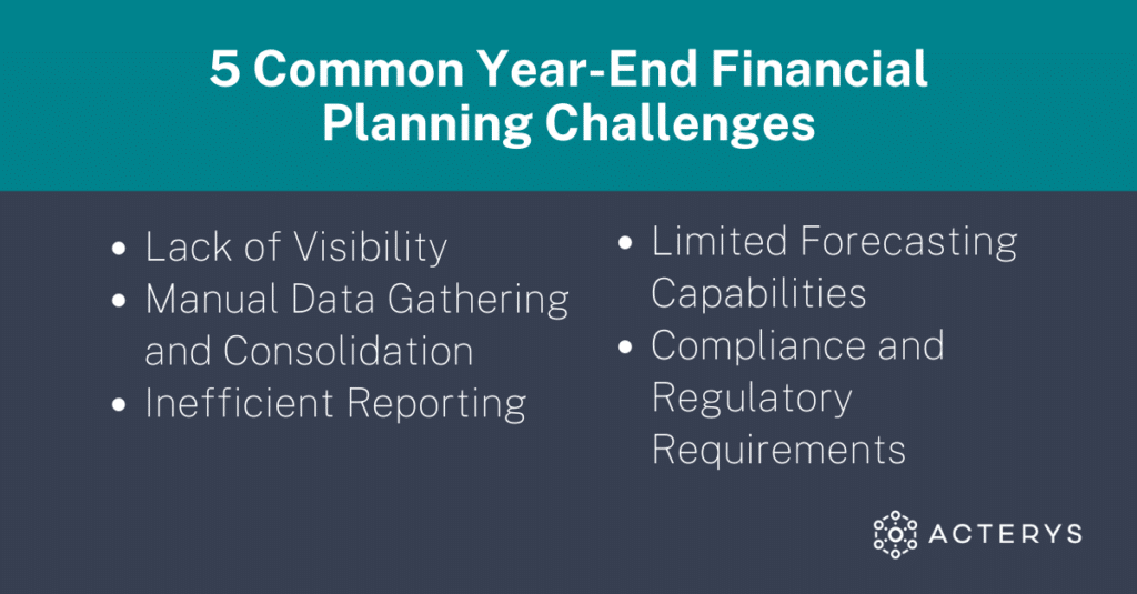 5 Common Year-End Financial Planning Challenges