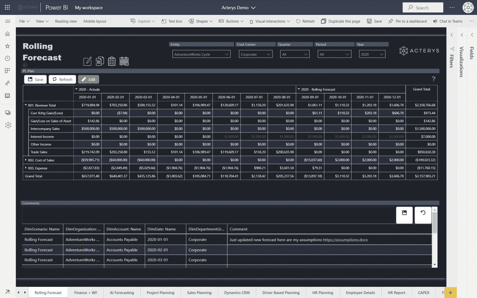 dashboard