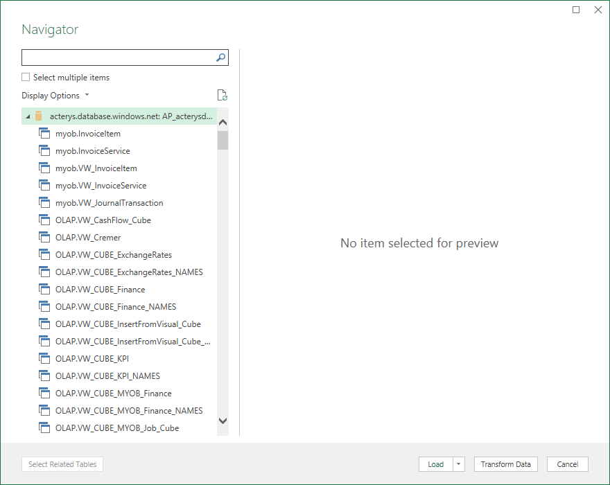 SQL Connect desde Excel