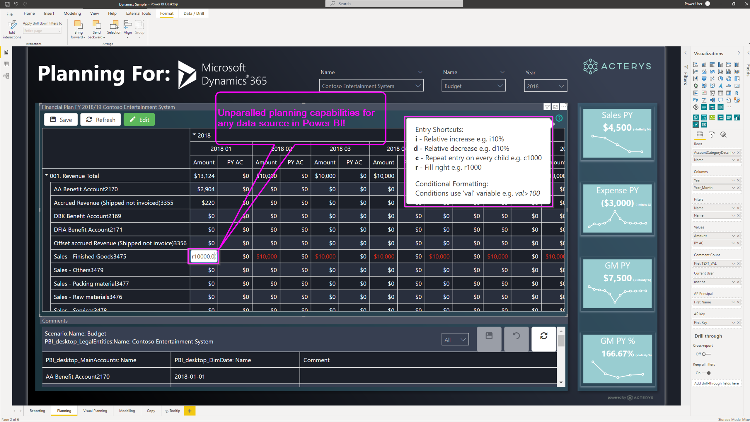 Power BI Sync Planning für jedes Power BI-Modell