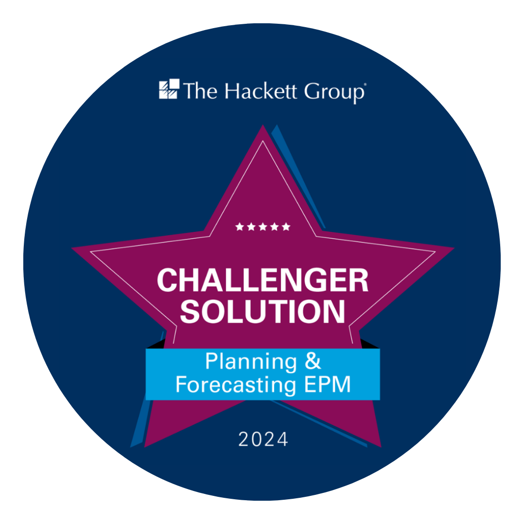 The Hackett Group Challenger Solution, Planning & Forecasting EPM 2024 Award